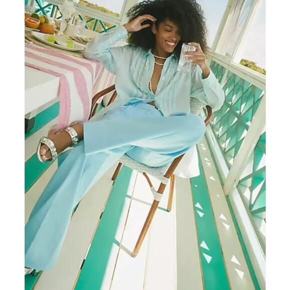 J. Crew Straight Leg Essential Pant Lightweight Chino High Rise Trouser - Picture 4 of 13